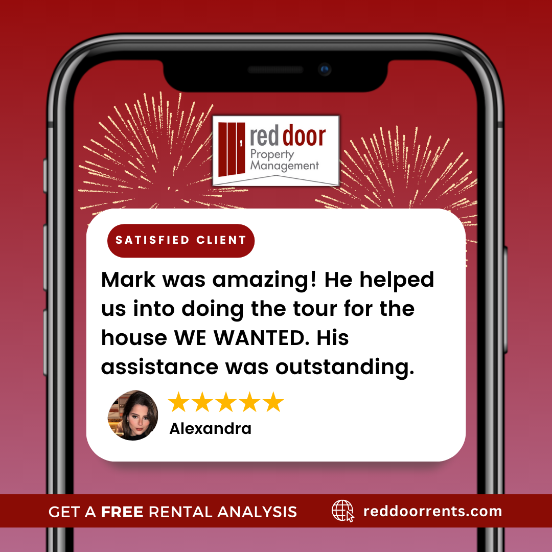 We're Making a Difference at Red Door Property Management! ⭐⭐⭐⭐⭐